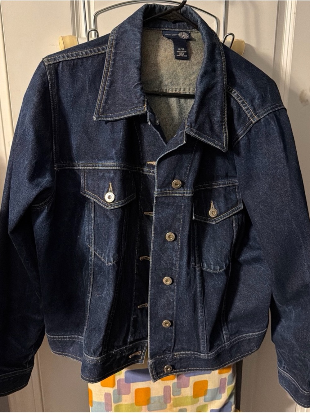 Dark Blue Denim Jacket - Women’s Jacket
